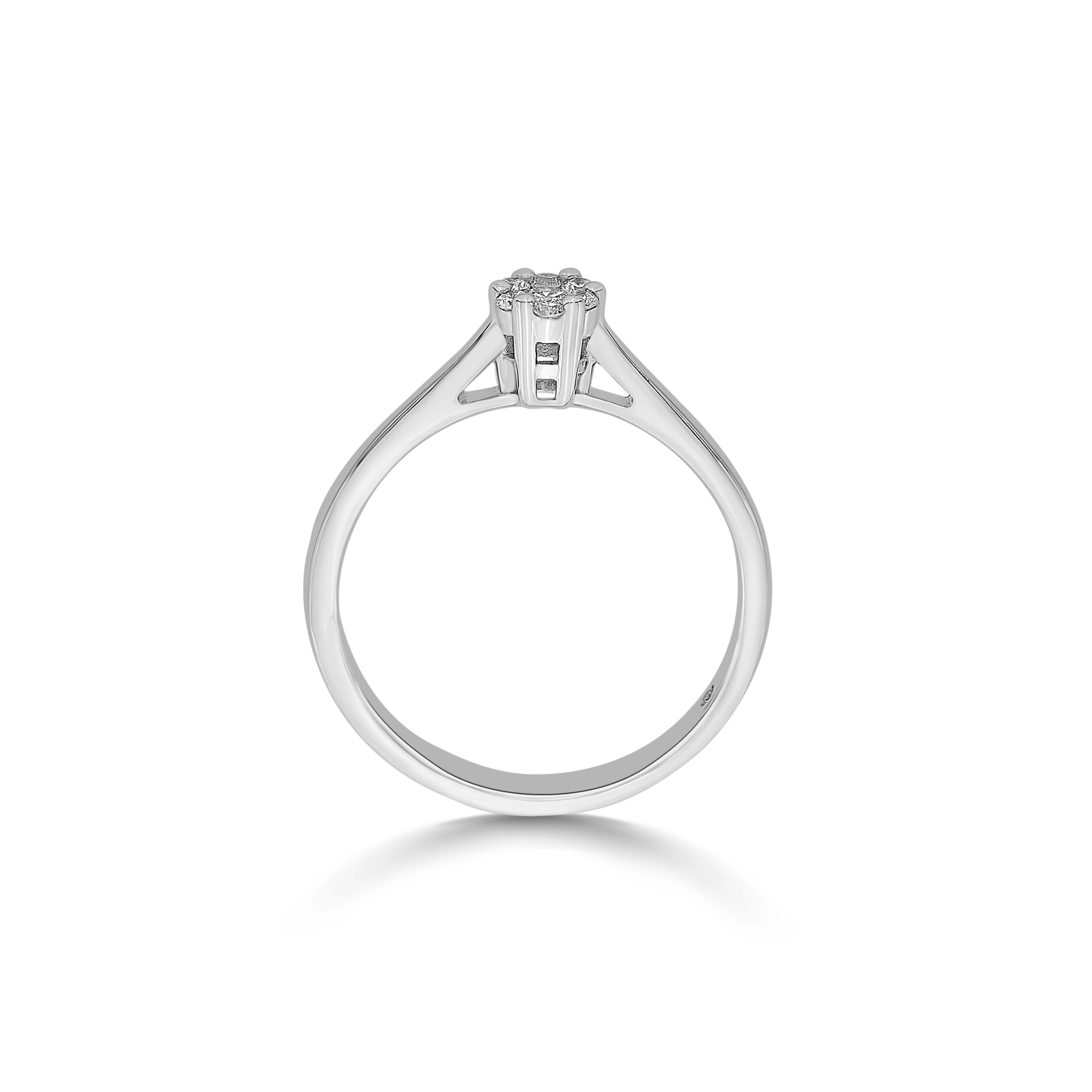 Boujee Blush Diamond Bloom Ring - Zen Diamond India