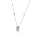 Deck Up Marquise Spark Luxe Necklace - Zen Diamond India