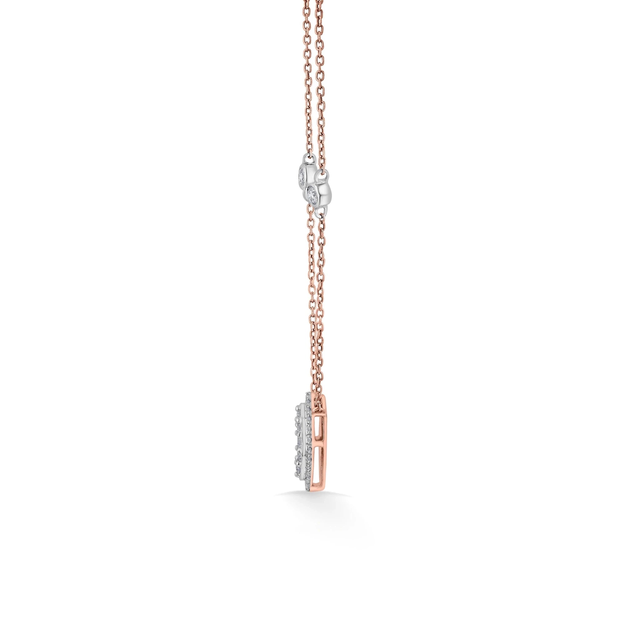 Deck Up Marquise Spark Luxe Necklace - Zen Diamond India