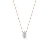 Deck Up Marquise Spark Luxe Necklace - Zen Diamond India