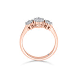 Trinity Celestial Bloom Diamond Ring - Zen Diamond India