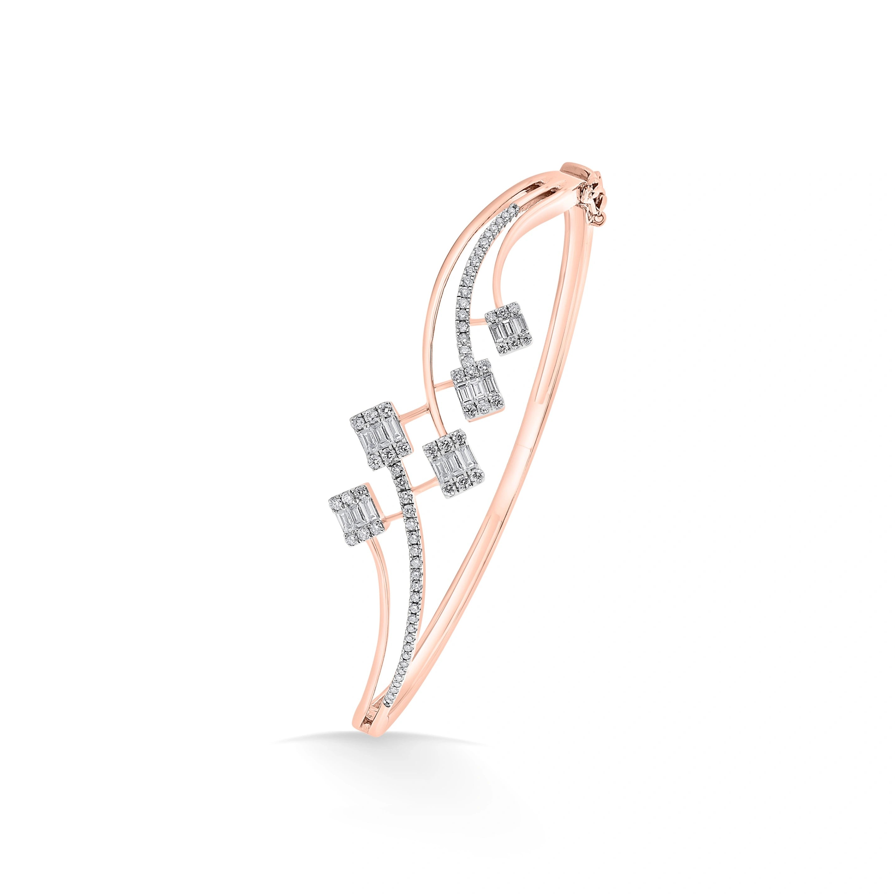 Criss - Cross Sparkle Embrace Bracelet - Zen Diamond India