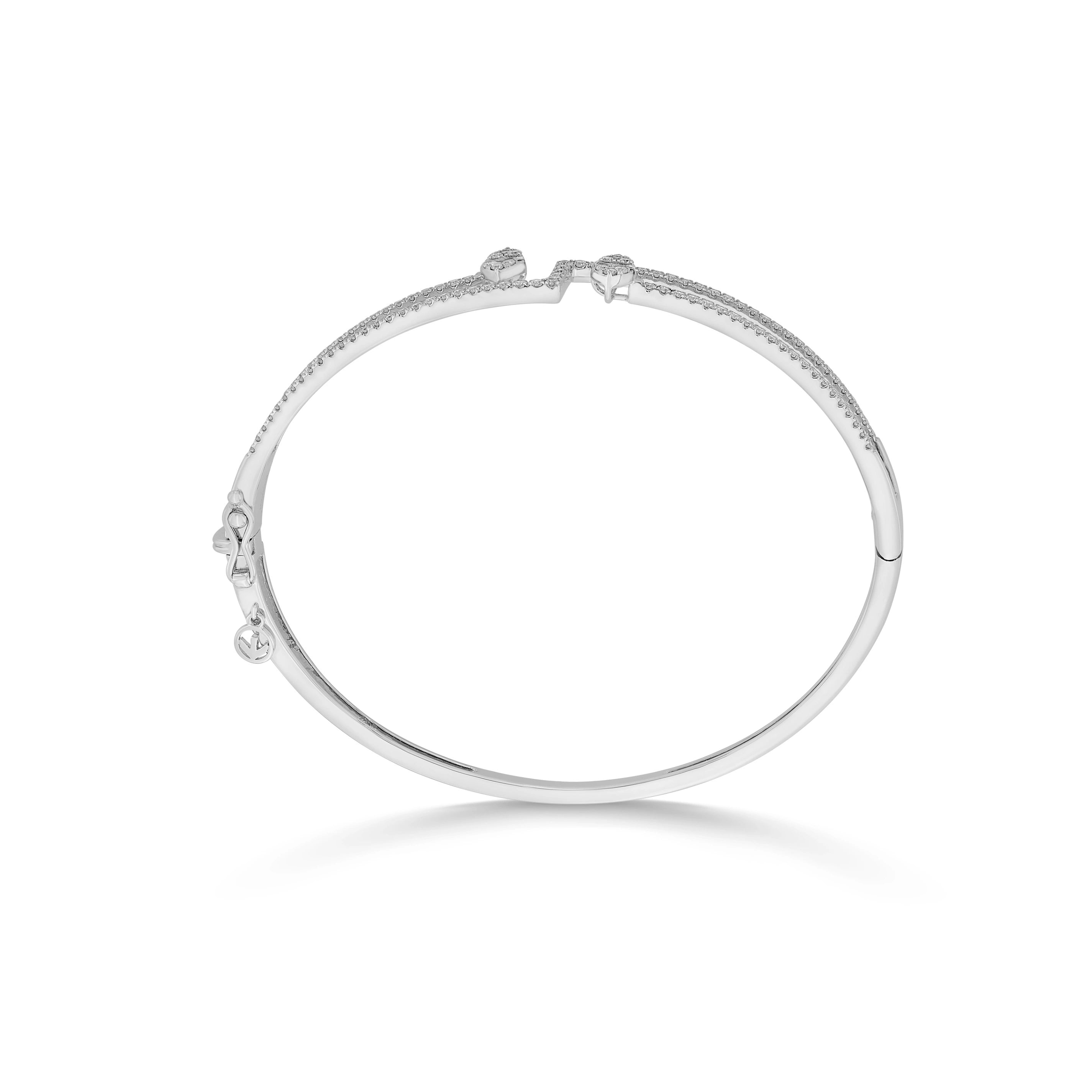 Enchante Glacial Zig - Zag Bracelet - Zen Diamond India