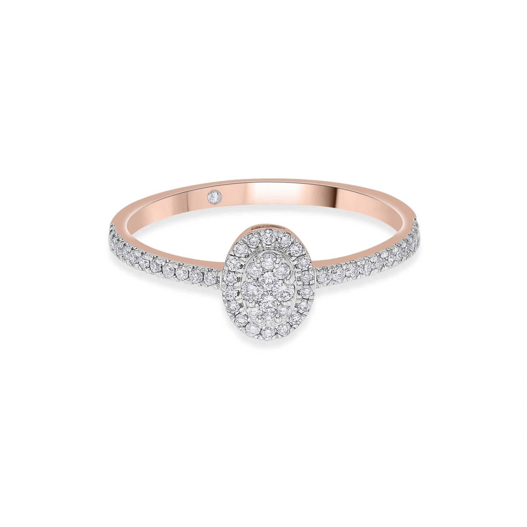 Deck Up Elegant Oval Enchant Ring - Zen Diamond India