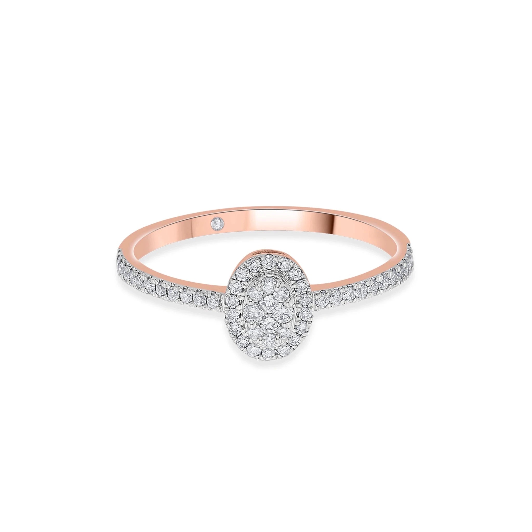 Gilded Glow Radiance Ring - Zen Diamond India