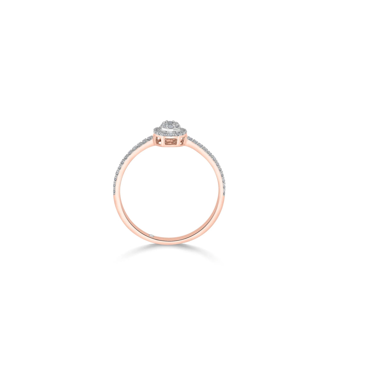 Gilded Glow Radiance Ring - Zen Diamond India