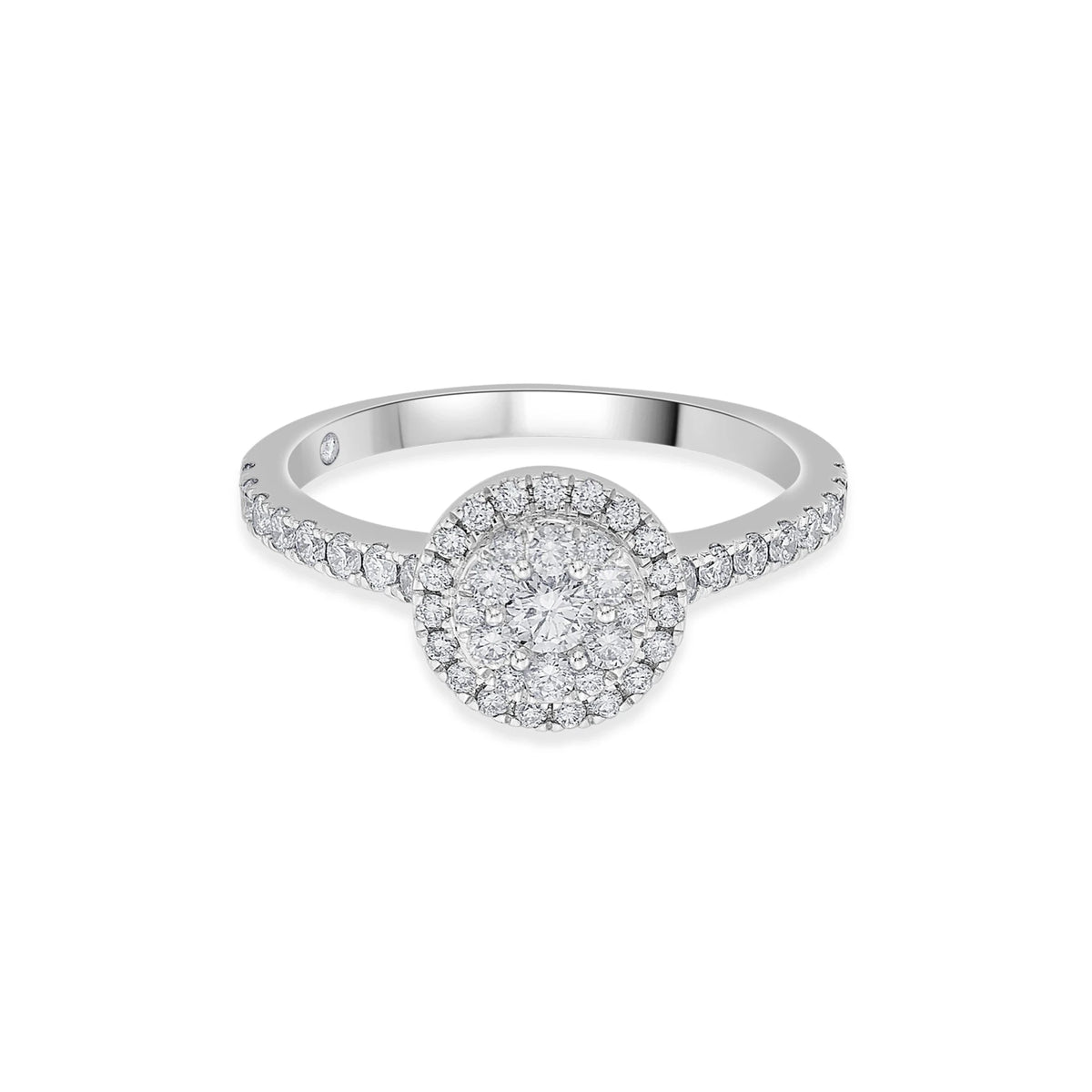 Sassy Celestial Halo Diamond Majesty Ring - Zen Diamond India