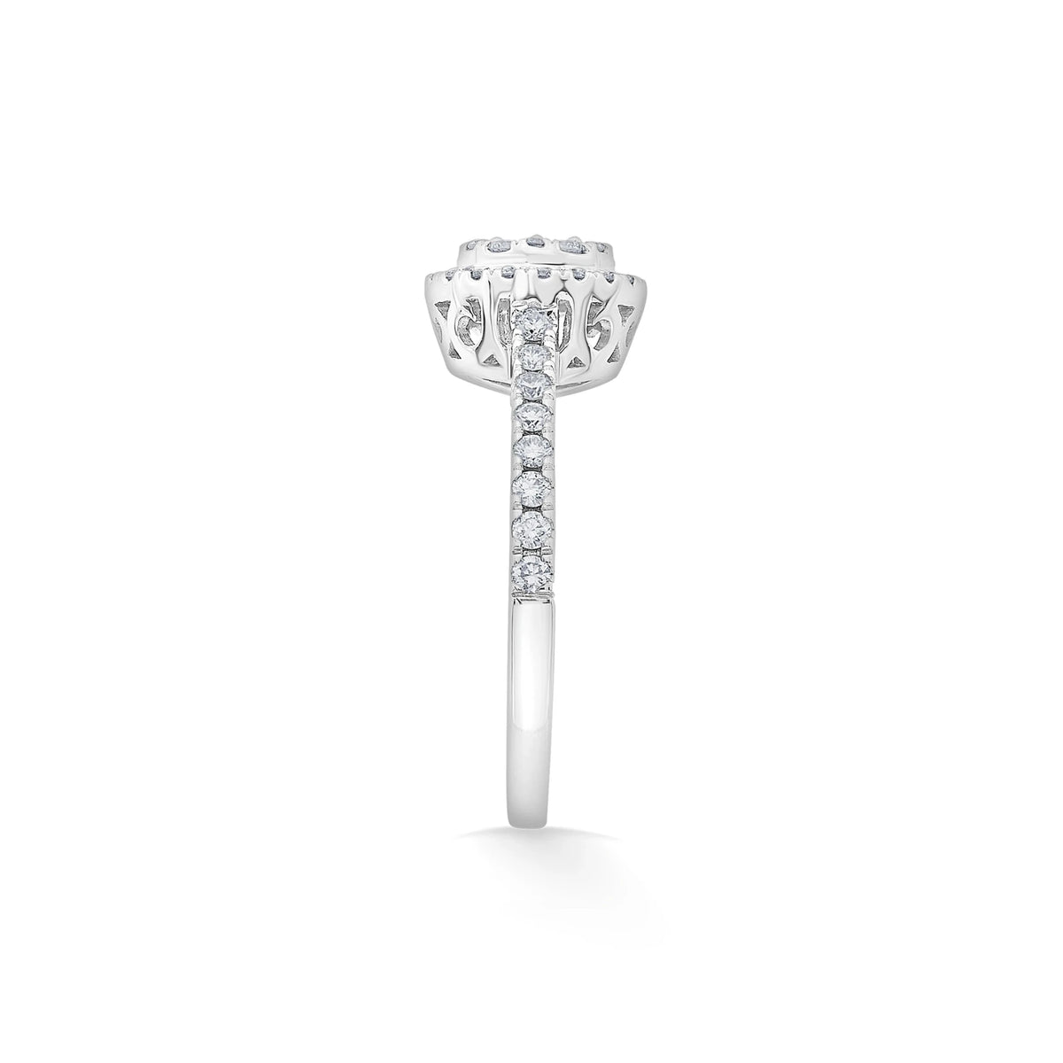 Sassy Celestial Halo Diamond Majesty Ring - Zen Diamond India