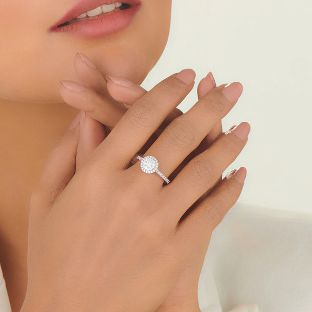 Sassy Celestial Halo Diamond Majesty Ring