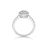 Sassy Celestial Halo Diamond Majesty Ring - Zen Diamond India