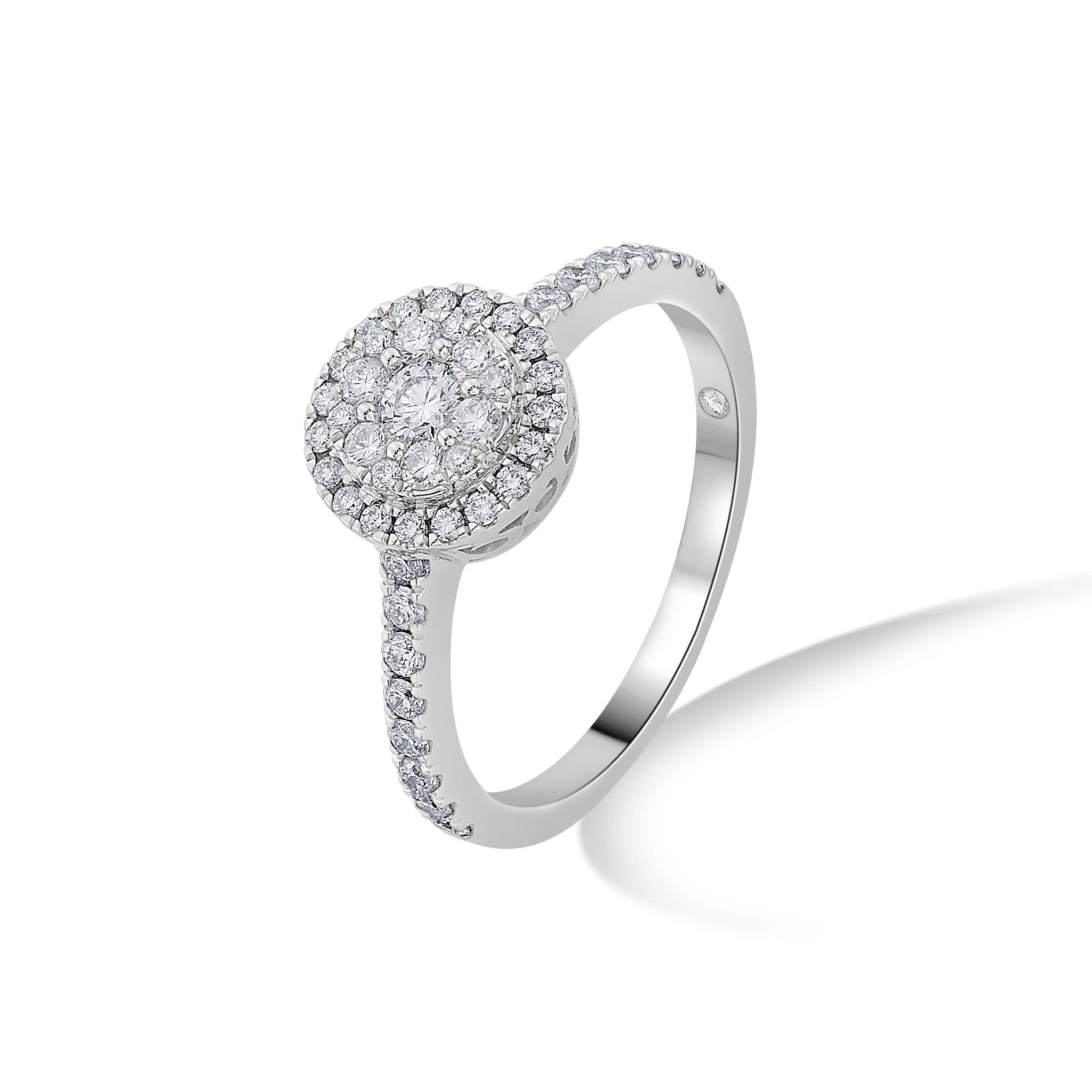 Sassy Celestial Halo Diamond Majesty Ring - Zen Diamond India