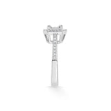 Regal Radiance Emerald Halo Ring - Zen Diamond India