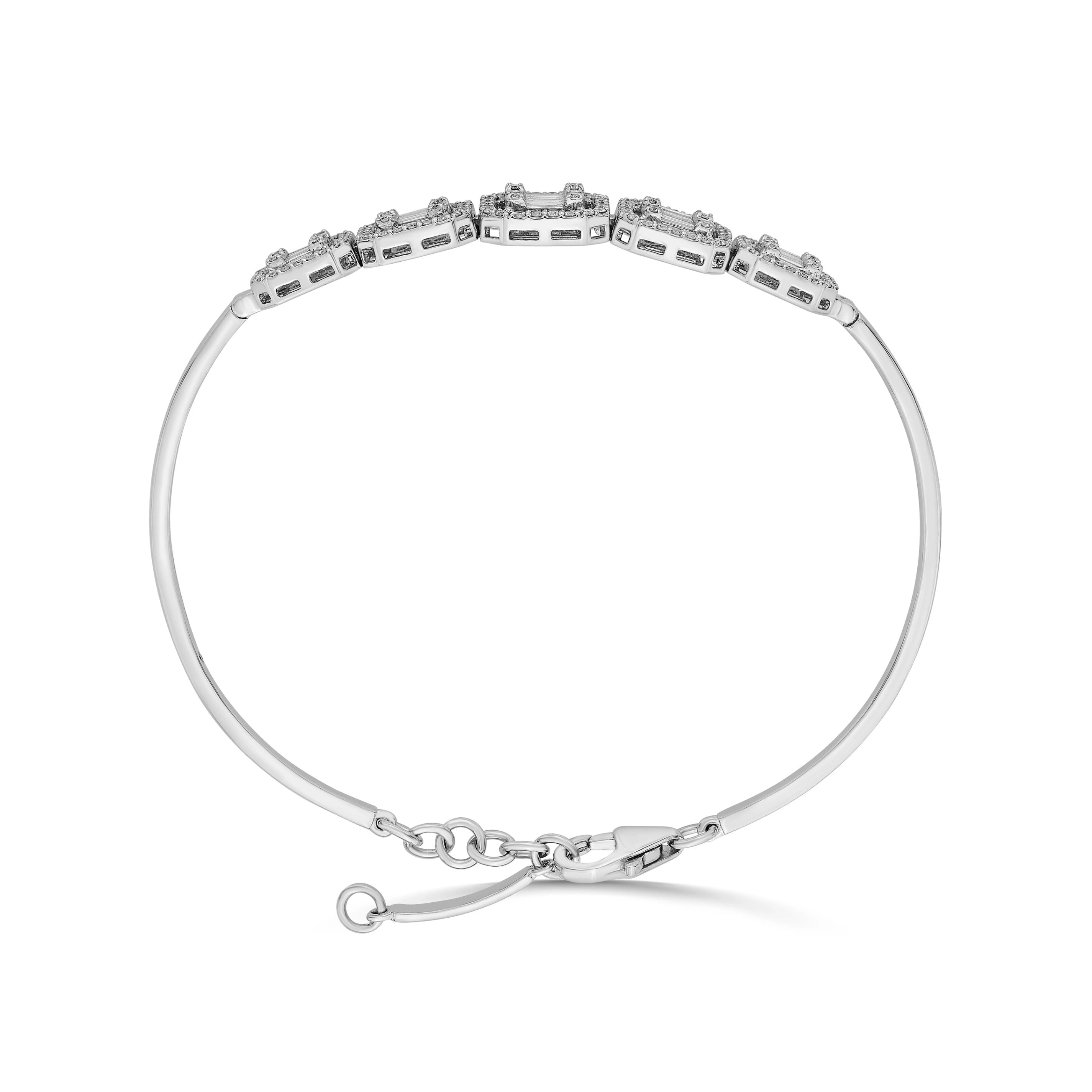 Baguette Quinfecta Bracelet - Zen Diamond India