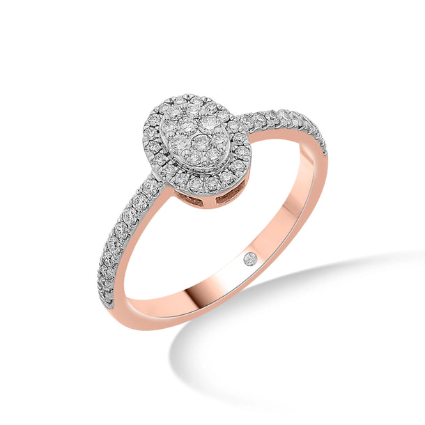 Twinkle Oval Charm Ring
