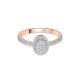 Twinkle Oval Charm Ring