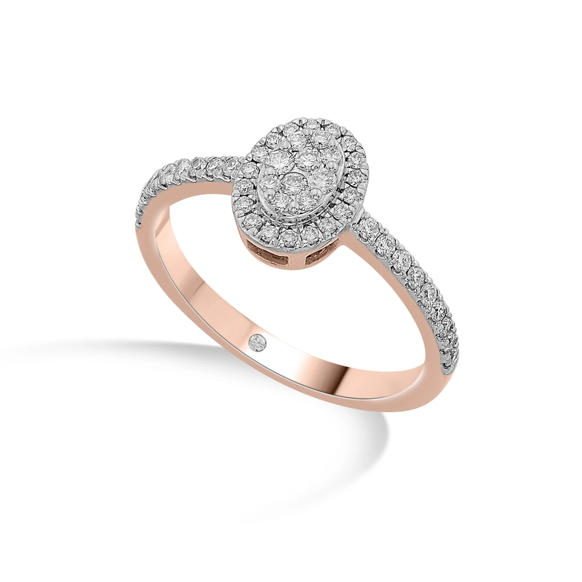 Twinkle Oval Charm Ring - Zen Diamond India
