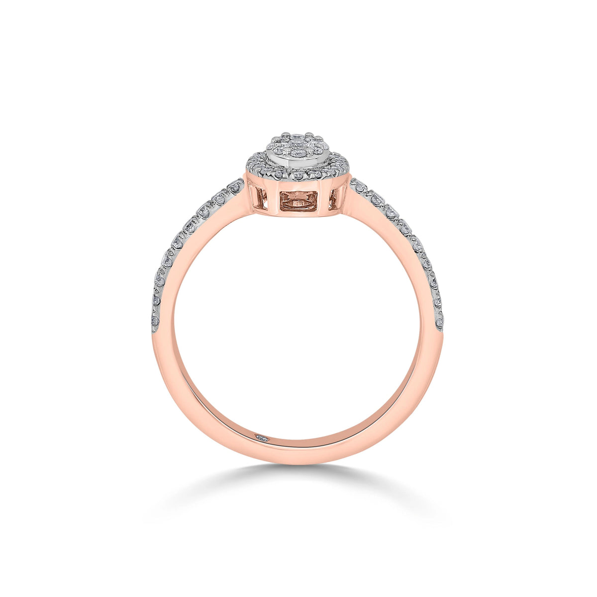 Twinkle Oval Charm Ring