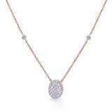 Deck Up Oval Glitz Royale Necklace - Zen Diamond India