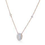 Deck Up Oval Glitz Royale Necklace - Zen Diamond India