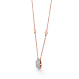 Deck Up Oval Glitz Royale Necklace - Zen Diamond India