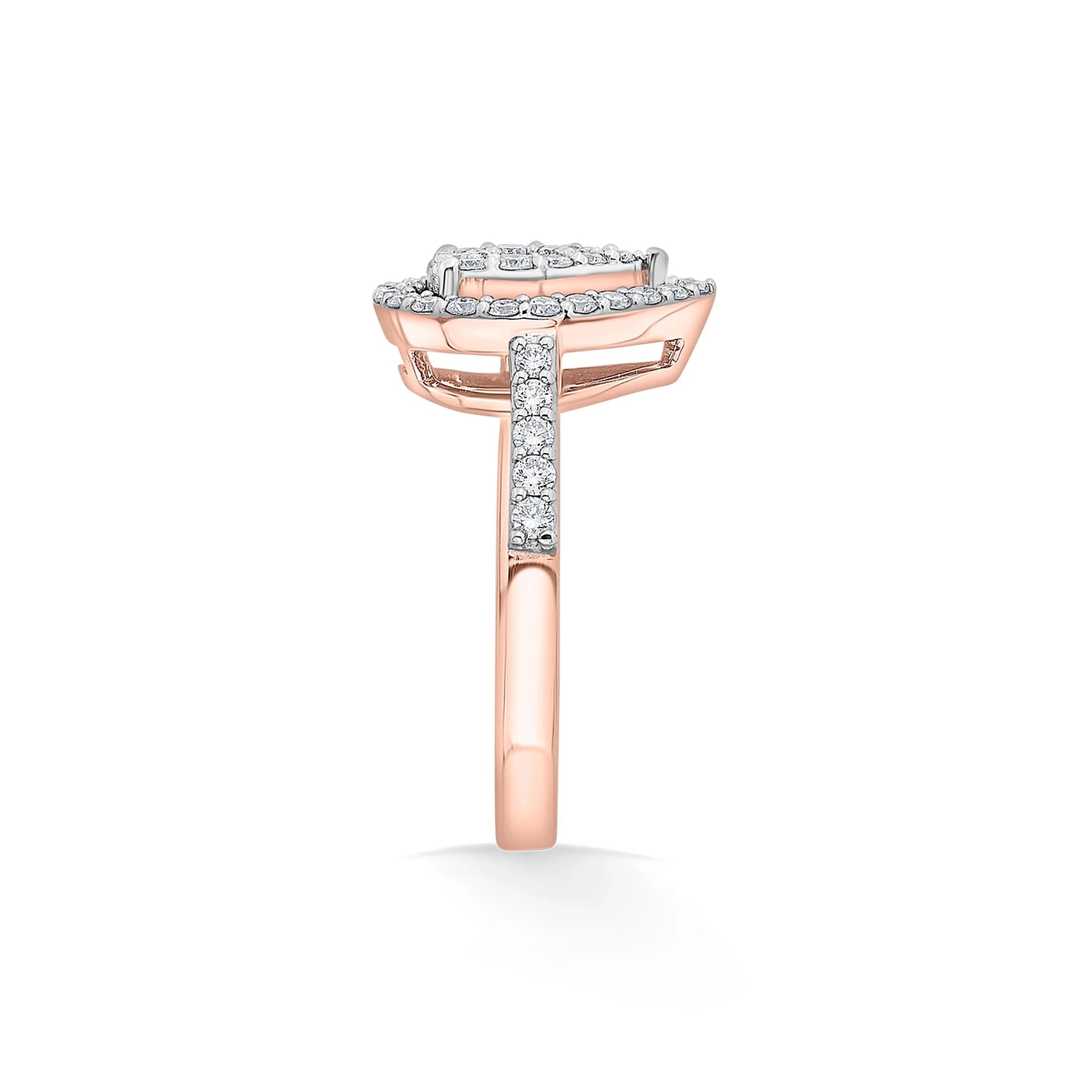 Radiant Teardrop Majesty Ring - Zen Diamond India