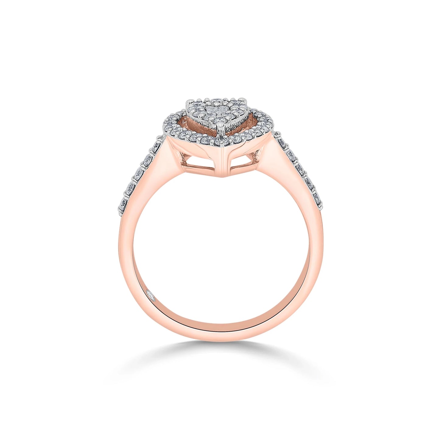 Radiant Teardrop Majesty Ring - Zen Diamond India