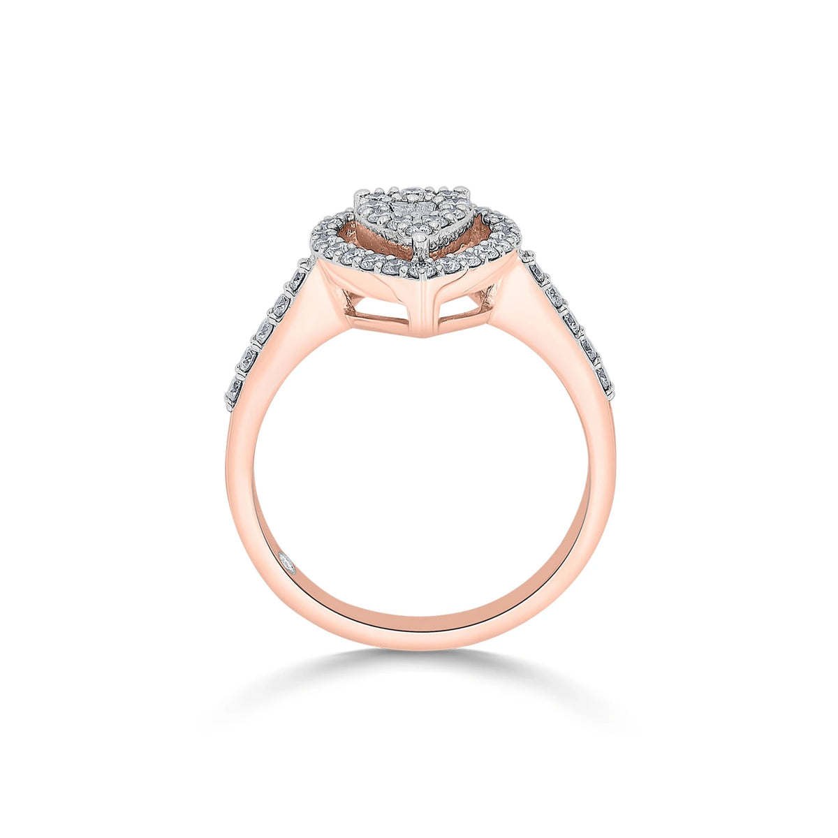 Radiant Teardrop Majesty Ring - Zen Diamond India