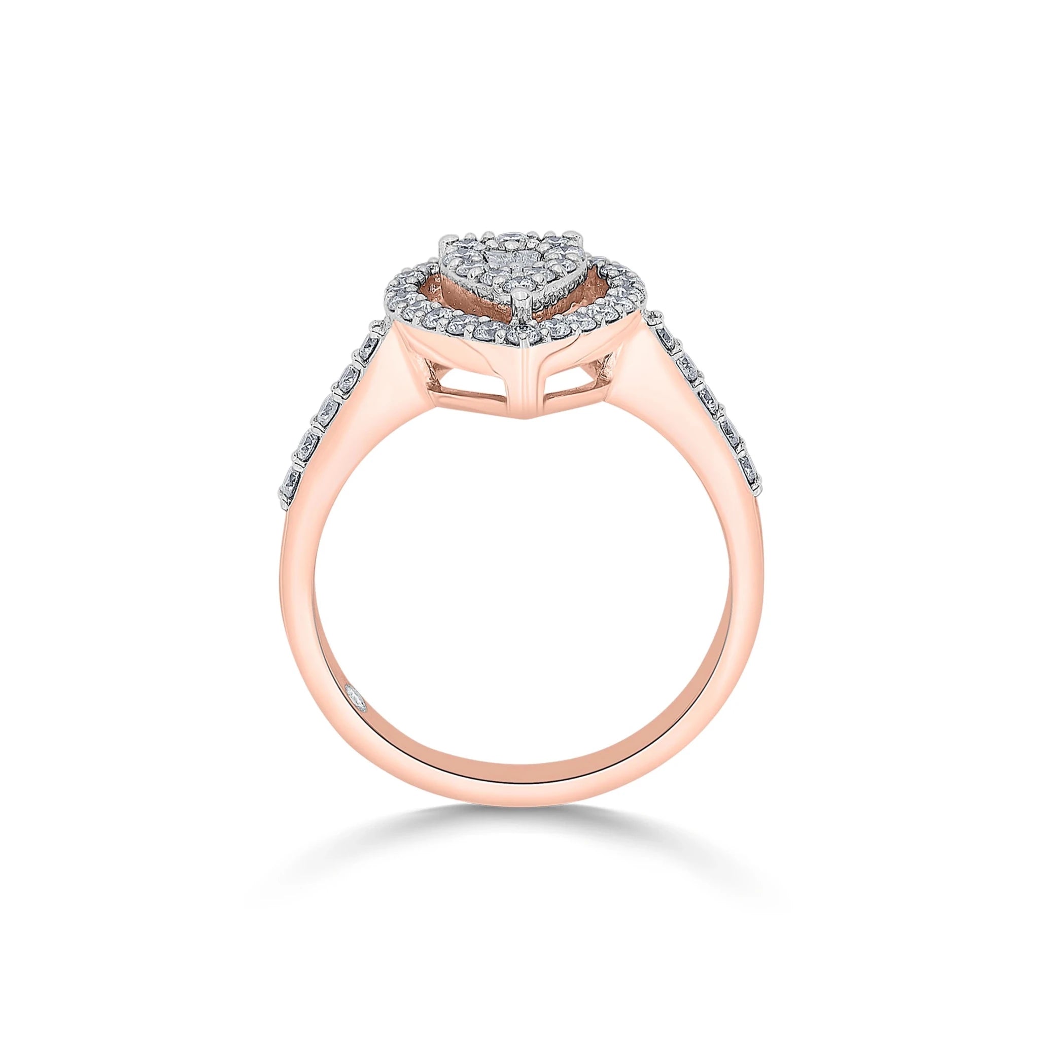 Radiant Teardrop Majesty Ring - Zen Diamond India