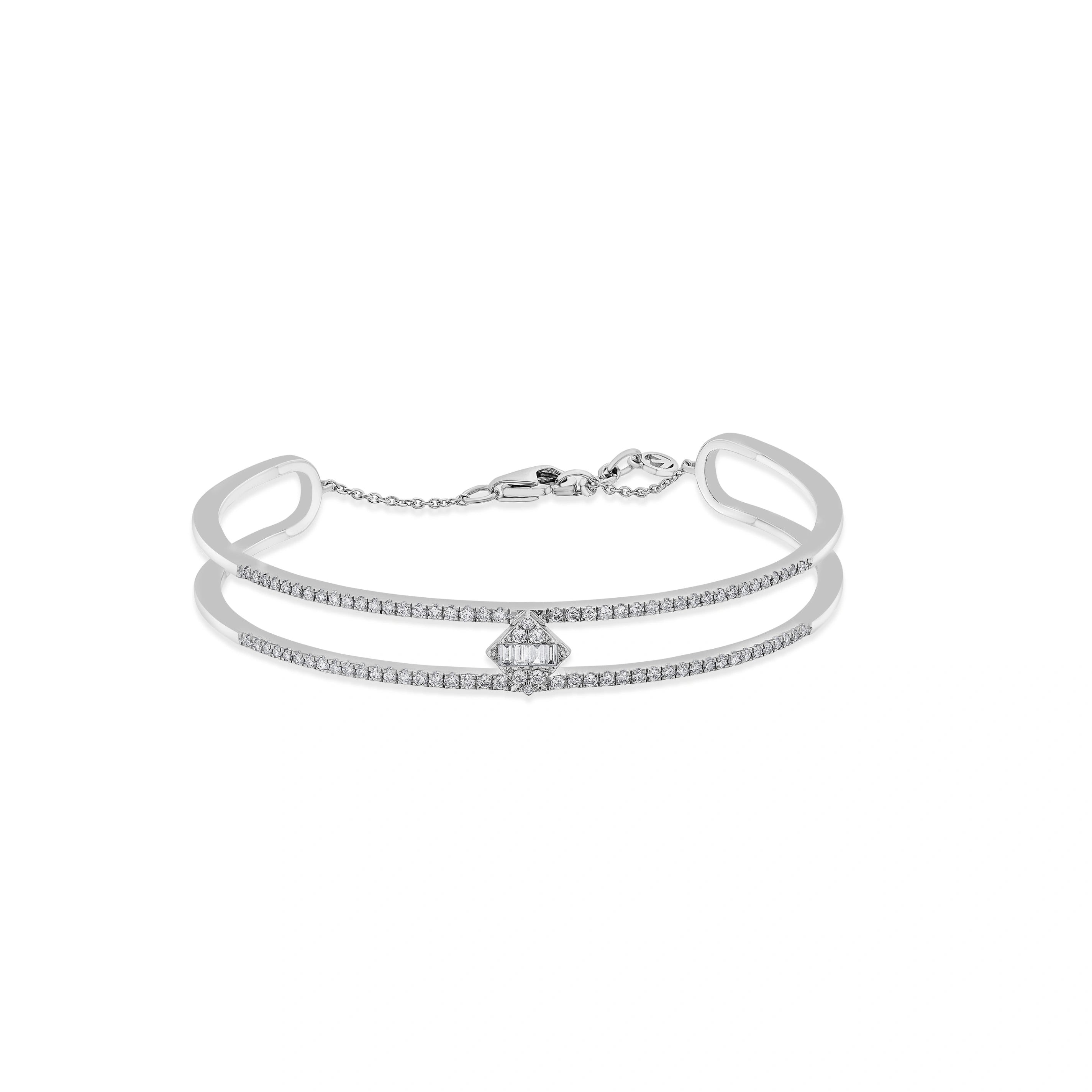 Enchante Clover Streamline Bracelet - Zen Diamond India