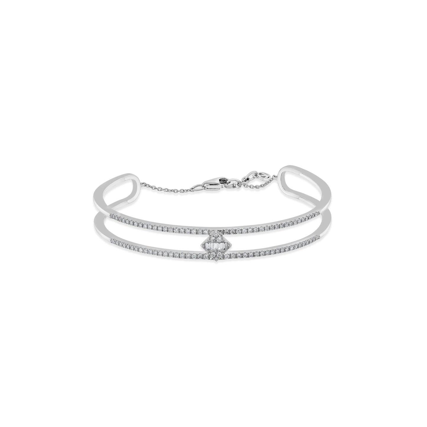 Enchante Clover Streamline Bracelet - Zen Diamond India