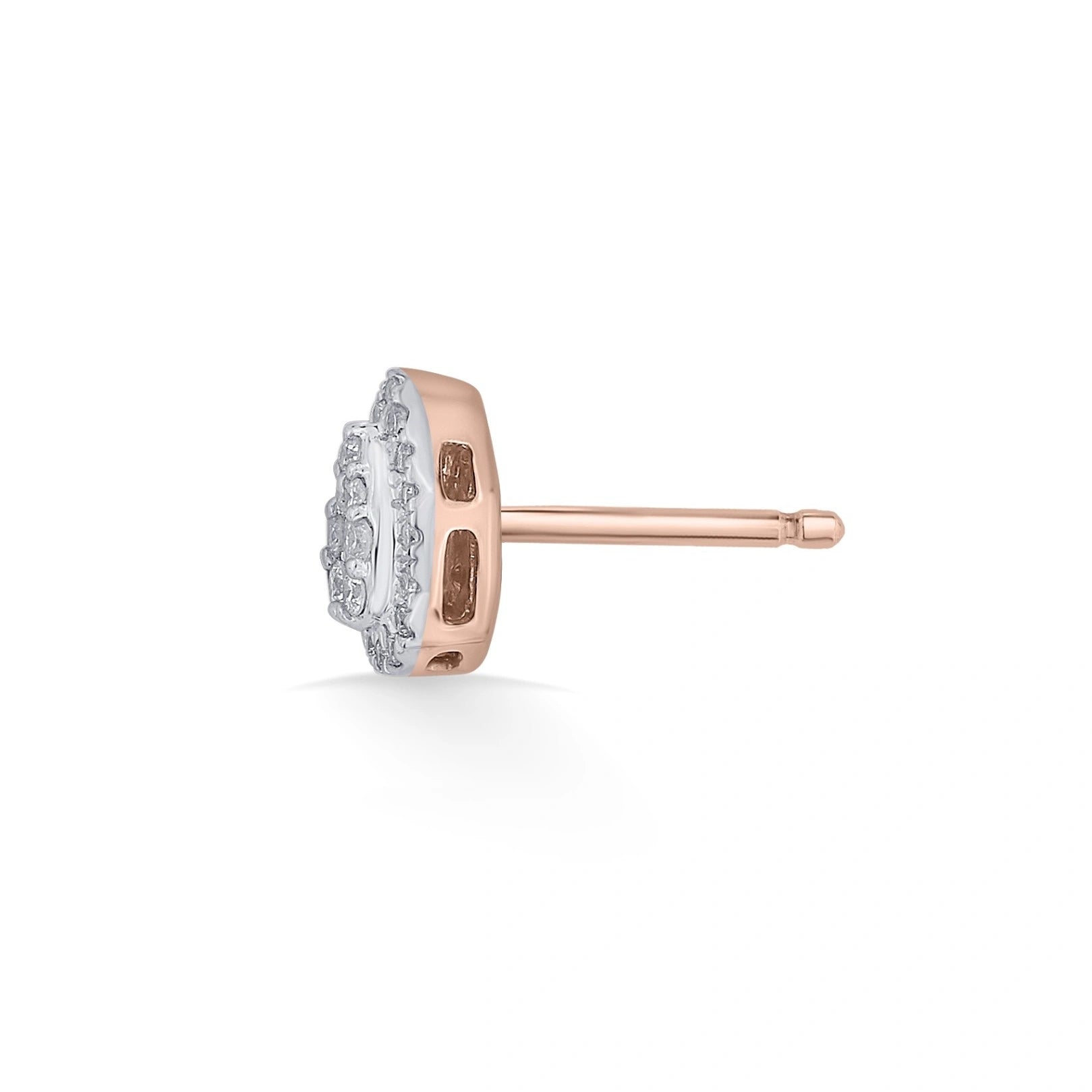 Deck Up Gleam Dewdrop Studs - Zen Diamond India