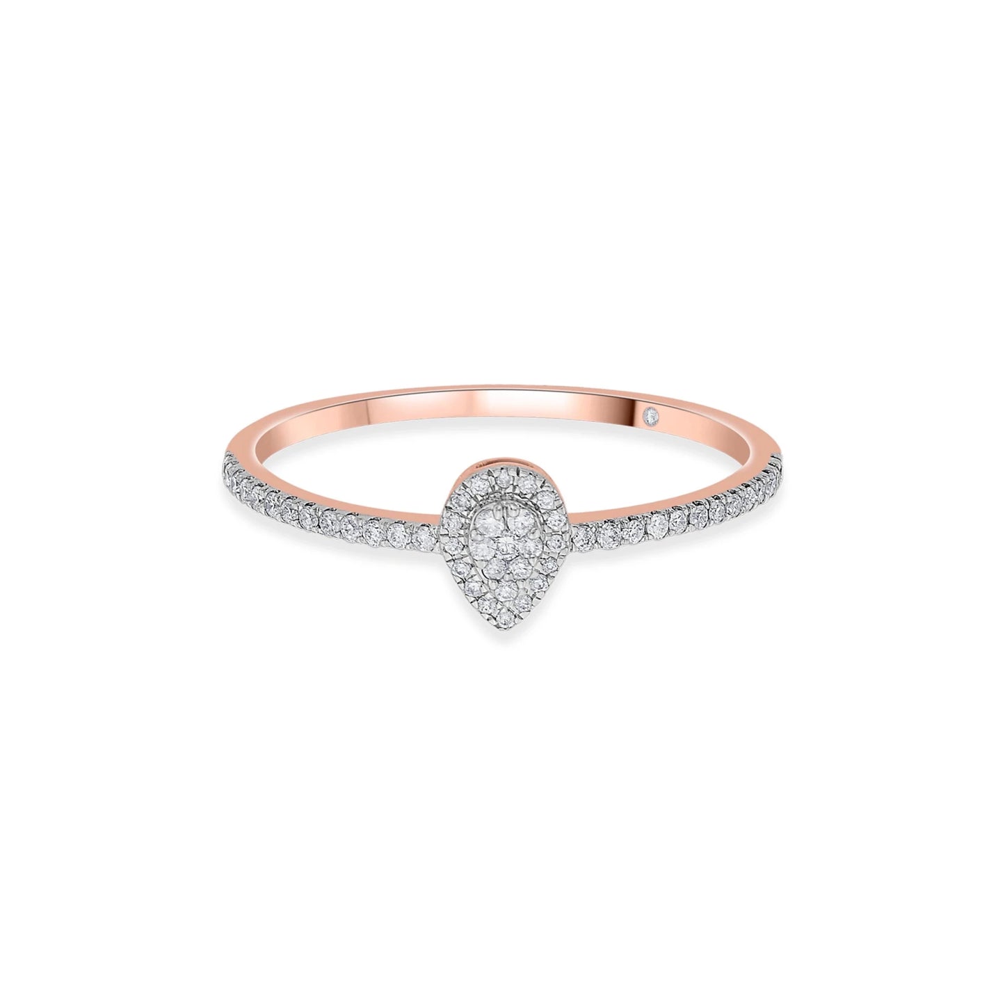Sparkle Drop Bliss Ring - Zen Diamond India