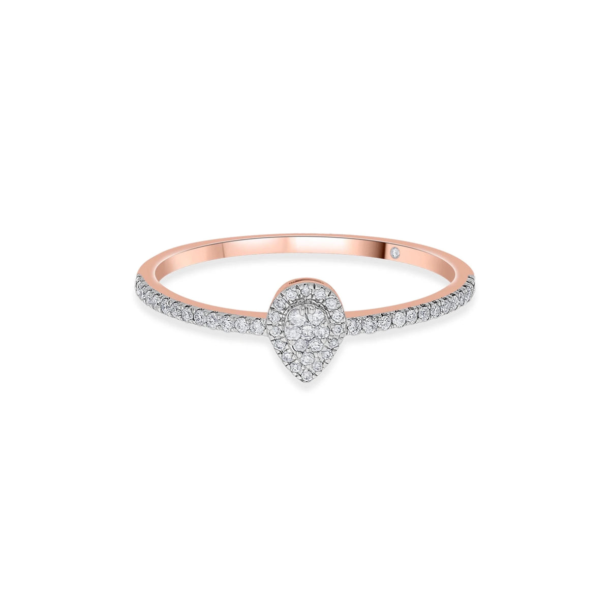 Sparkle Drop Bliss Ring - Zen Diamond India
