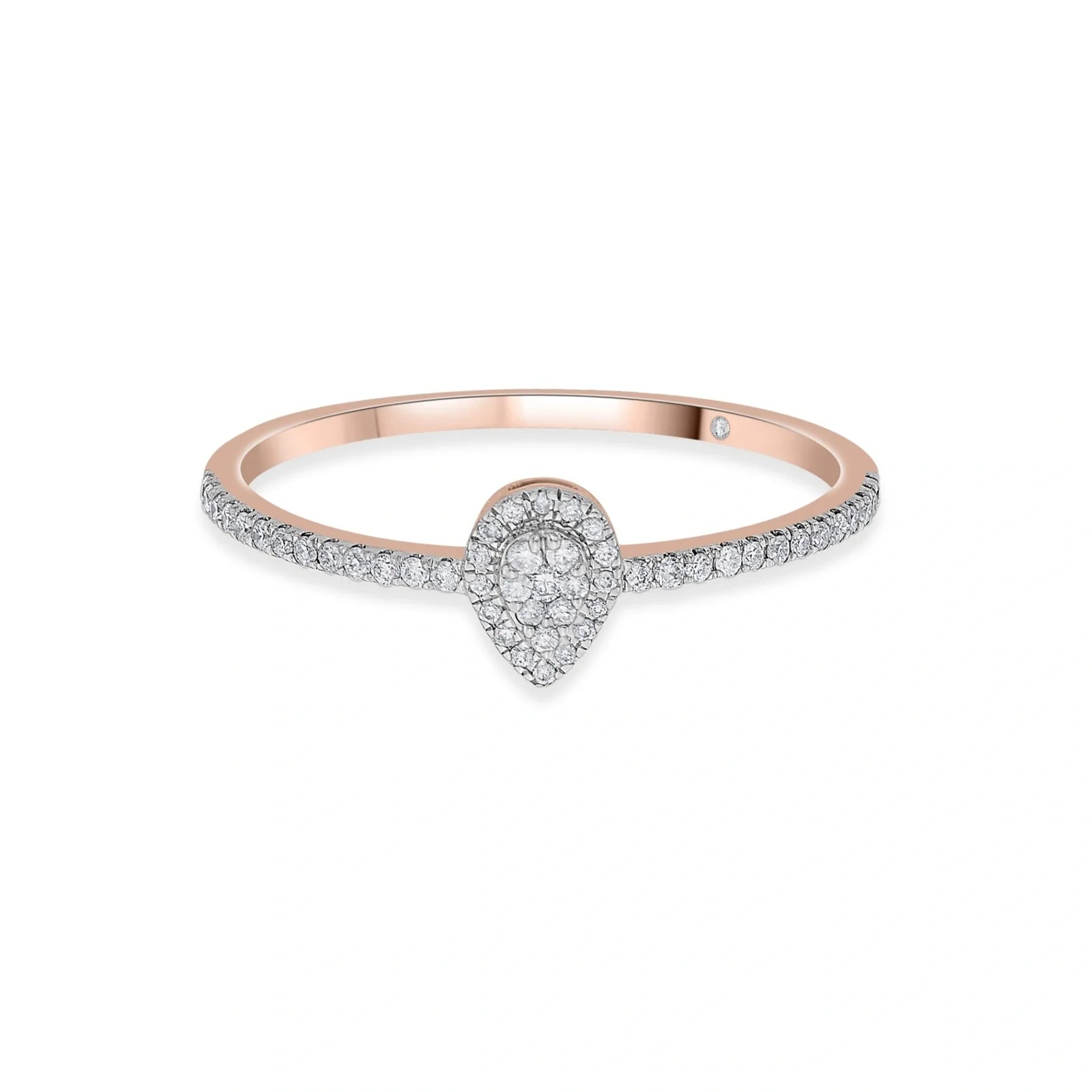 Sparkle Drop Bliss Ring - Zen Diamond India