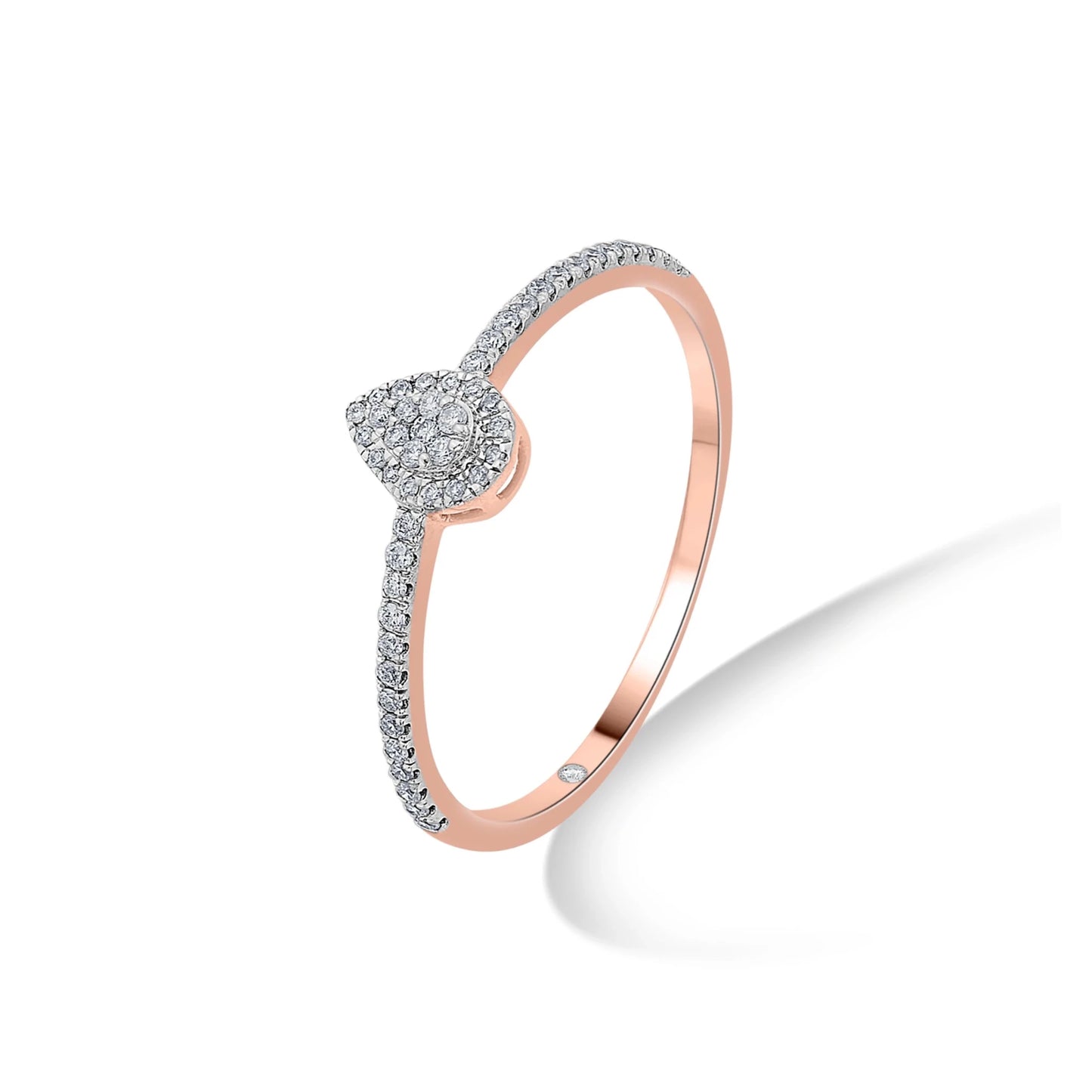 Sparkle Drop Bliss Ring - Zen Diamond India