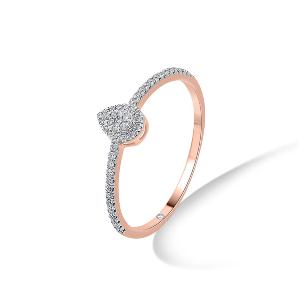 Sparkle Drop Bliss Ring - Zen Diamond India
