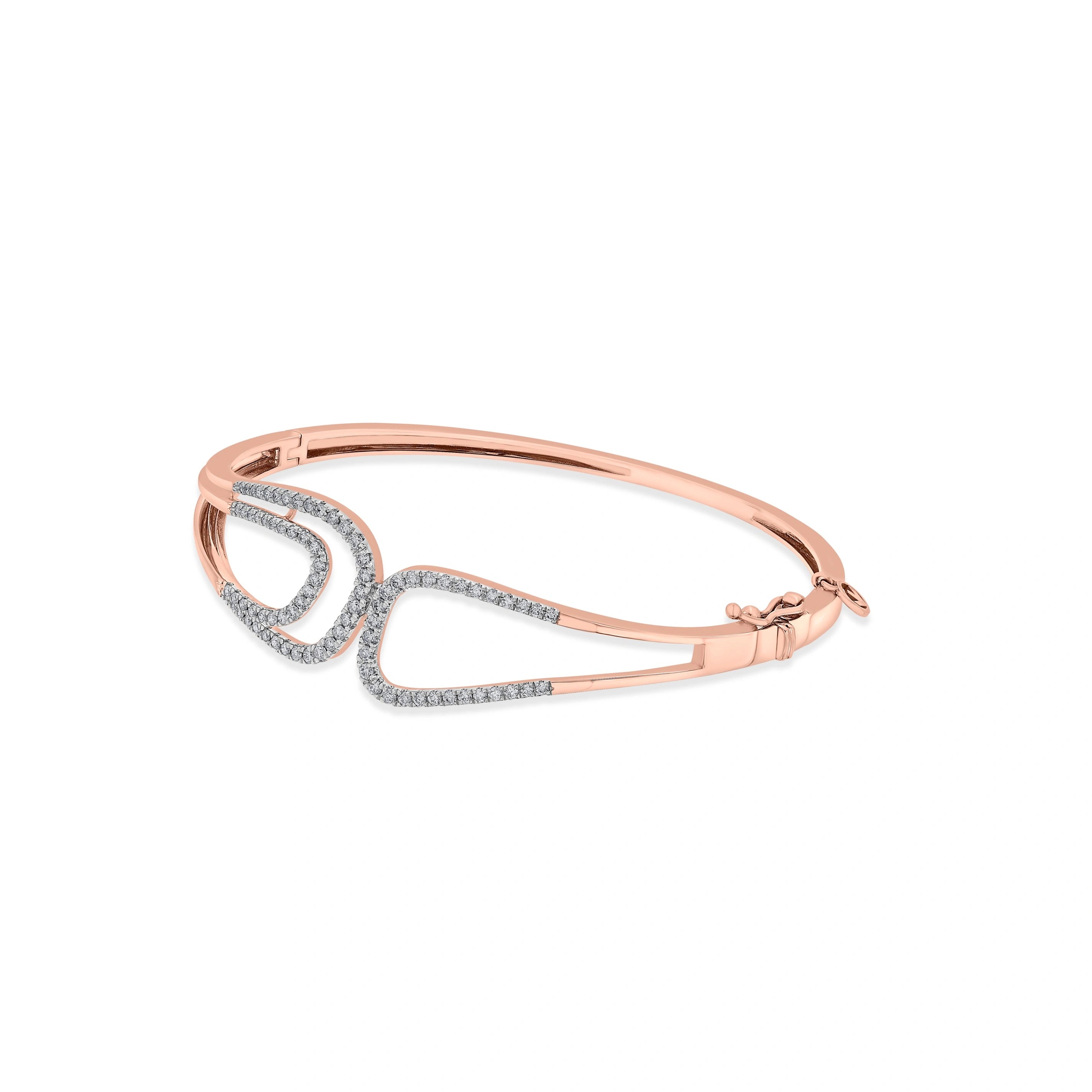 Enchante Infinity Twist Bracelet - Zen Diamond India