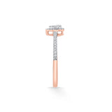 Glittering Teardrop Glow Ring - Zen Diamond India