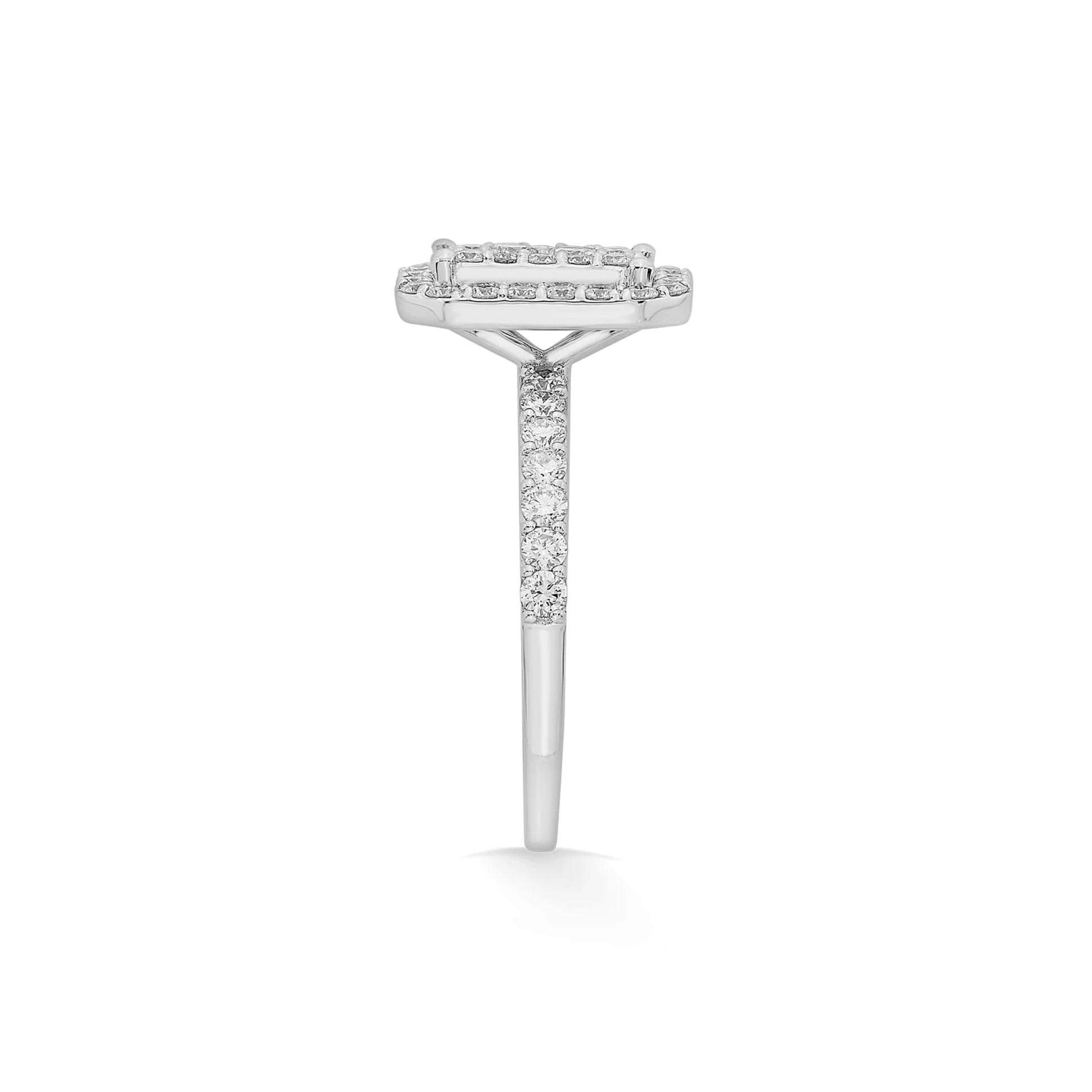Sassy Regal Geometry Ring - Zen Diamond India