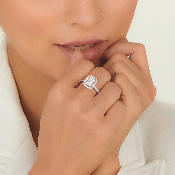 Sassy Regal Geometry Ring
