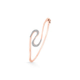 Sassy S - Curve Diamond Sparkle Bracelet - Zen Diamond India