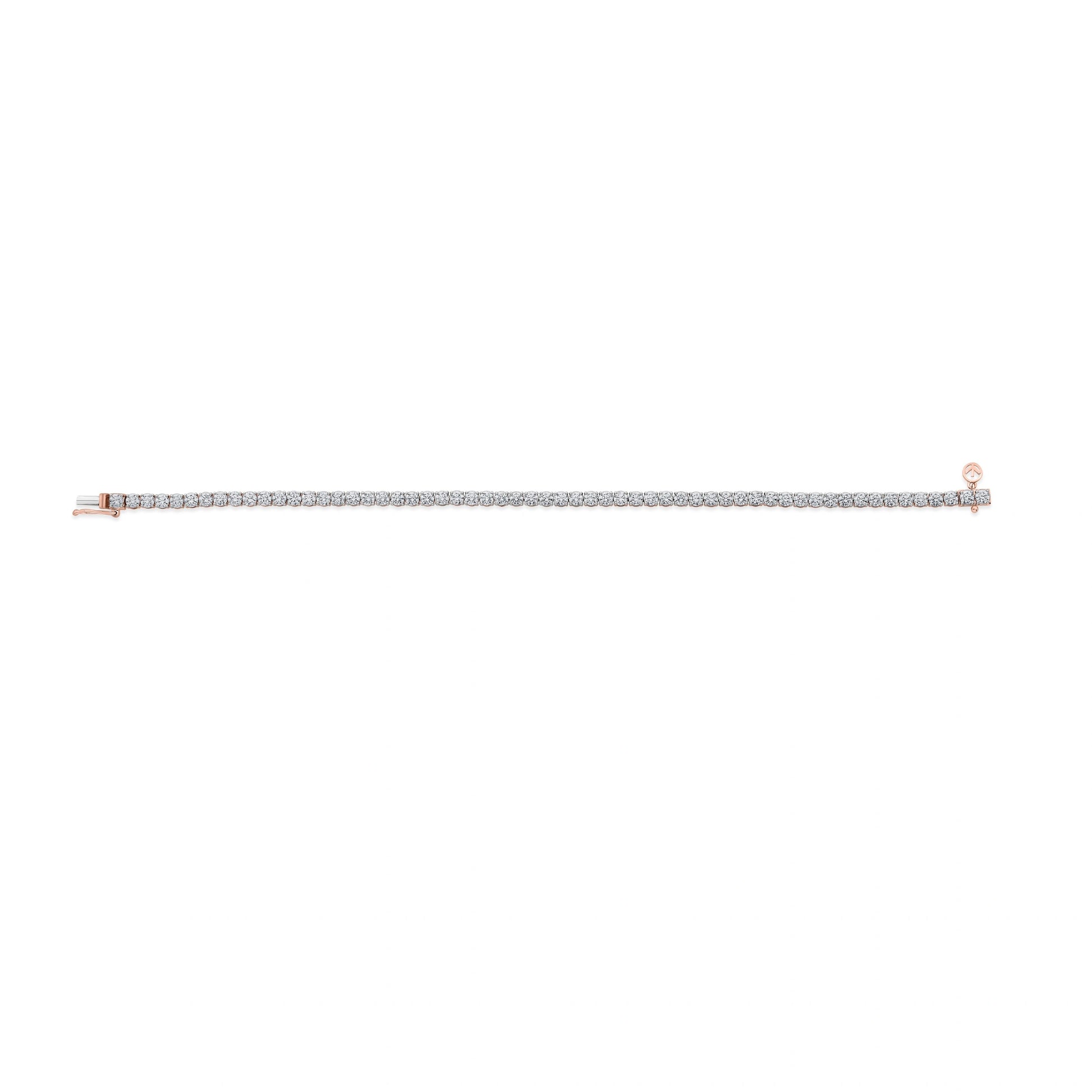 Solitaire Midnight Glow Line Bracelet - Zen Diamond India