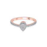 Dazzling Dewdrop Delight Ring - Zen Diamond India