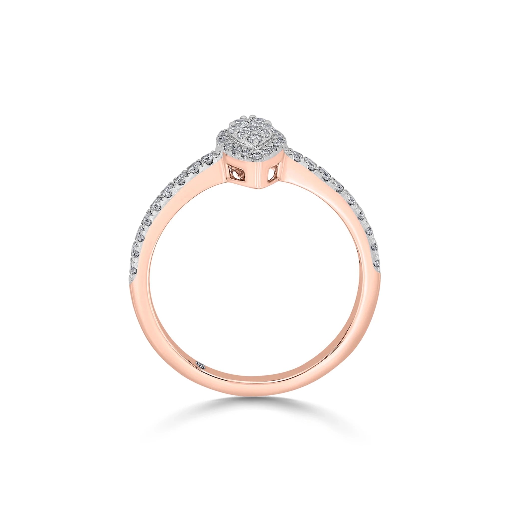 Dazzling Dewdrop Delight Ring - Zen Diamond India