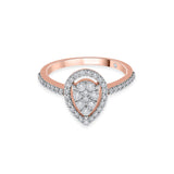 Sassy Twinkle Tear Luxe Ring - Zen Diamond India