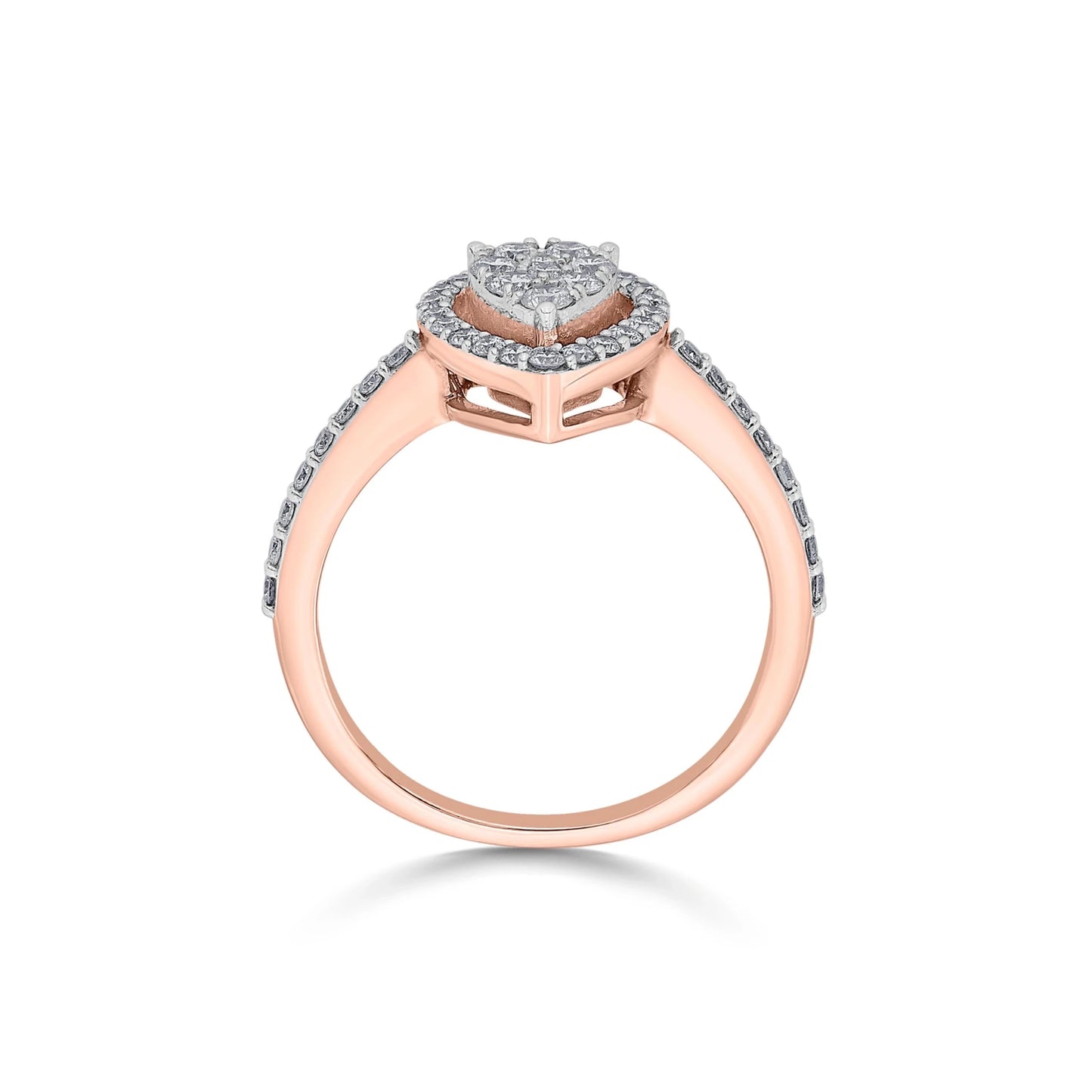 Sassy Twinkle Tear Luxe Ring - Zen Diamond India