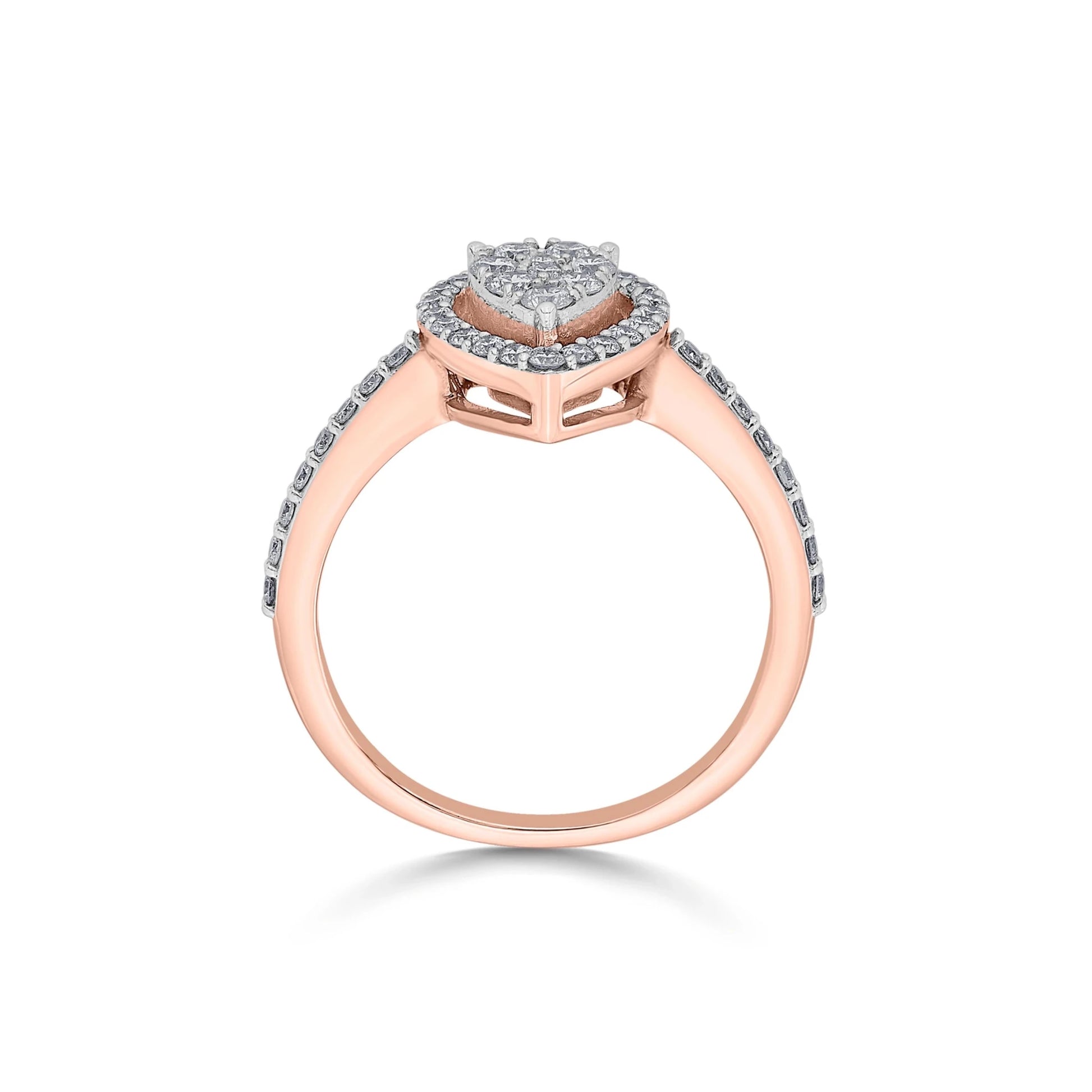 Sassy Twinkle Tear Luxe Ring - Zen Diamond India