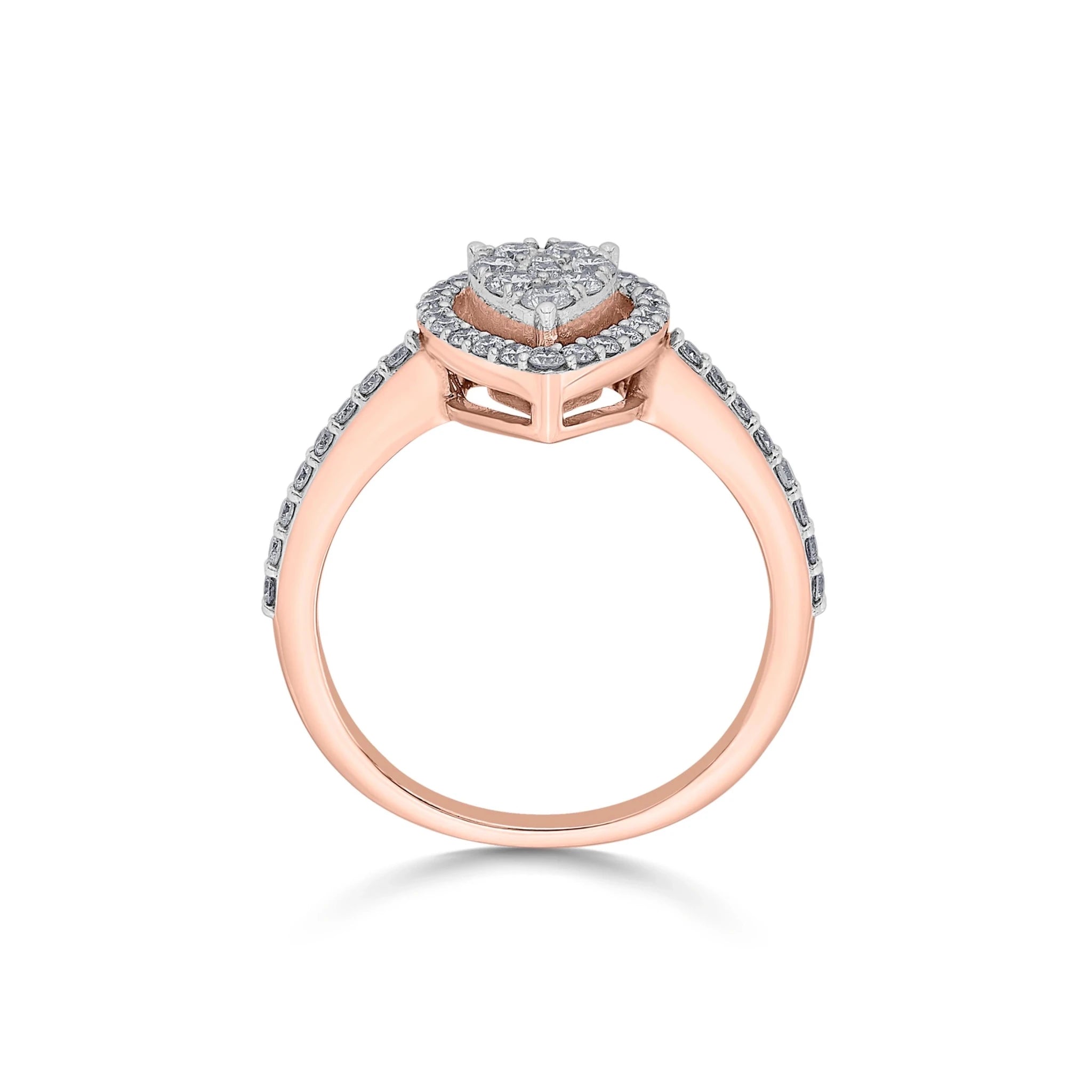 Sassy Twinkle Tear Luxe Ring - Zen Diamond India