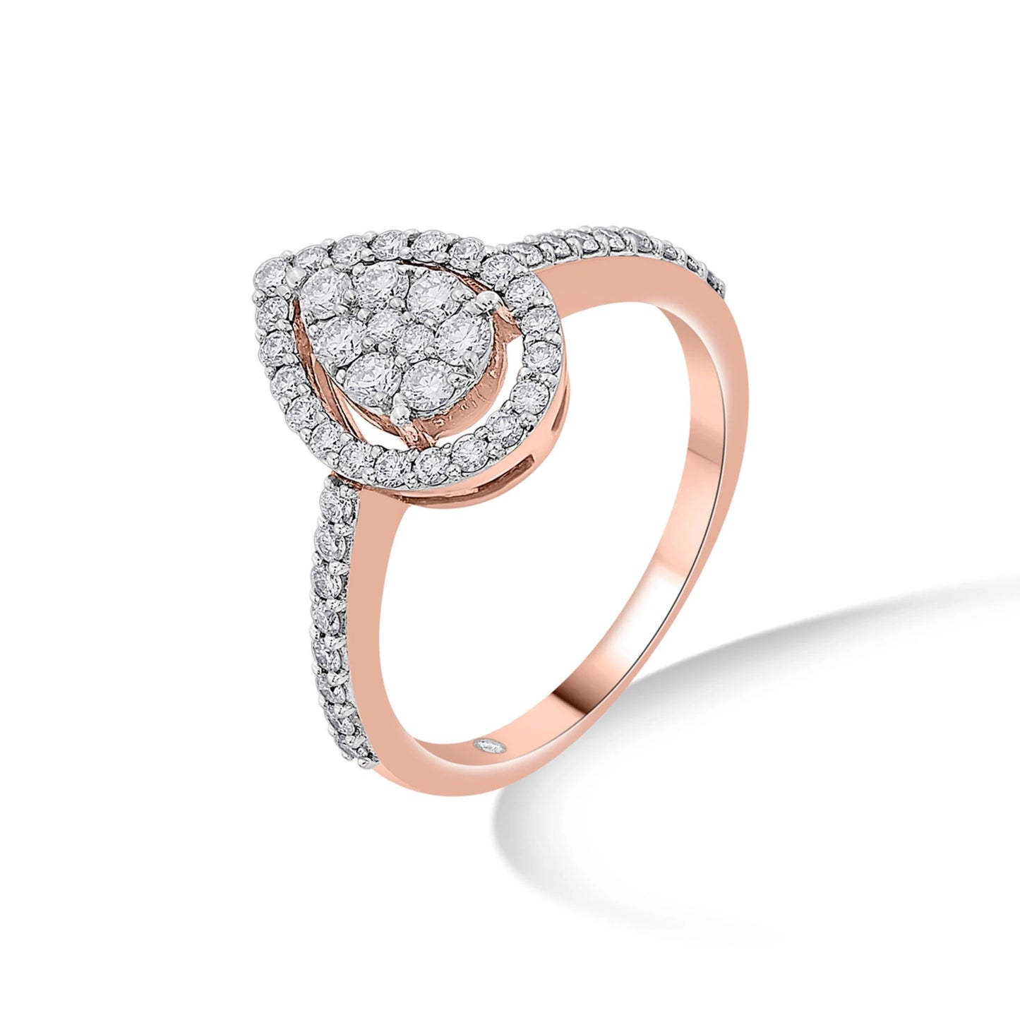 Sassy Twinkle Tear Luxe Ring - Zen Diamond India