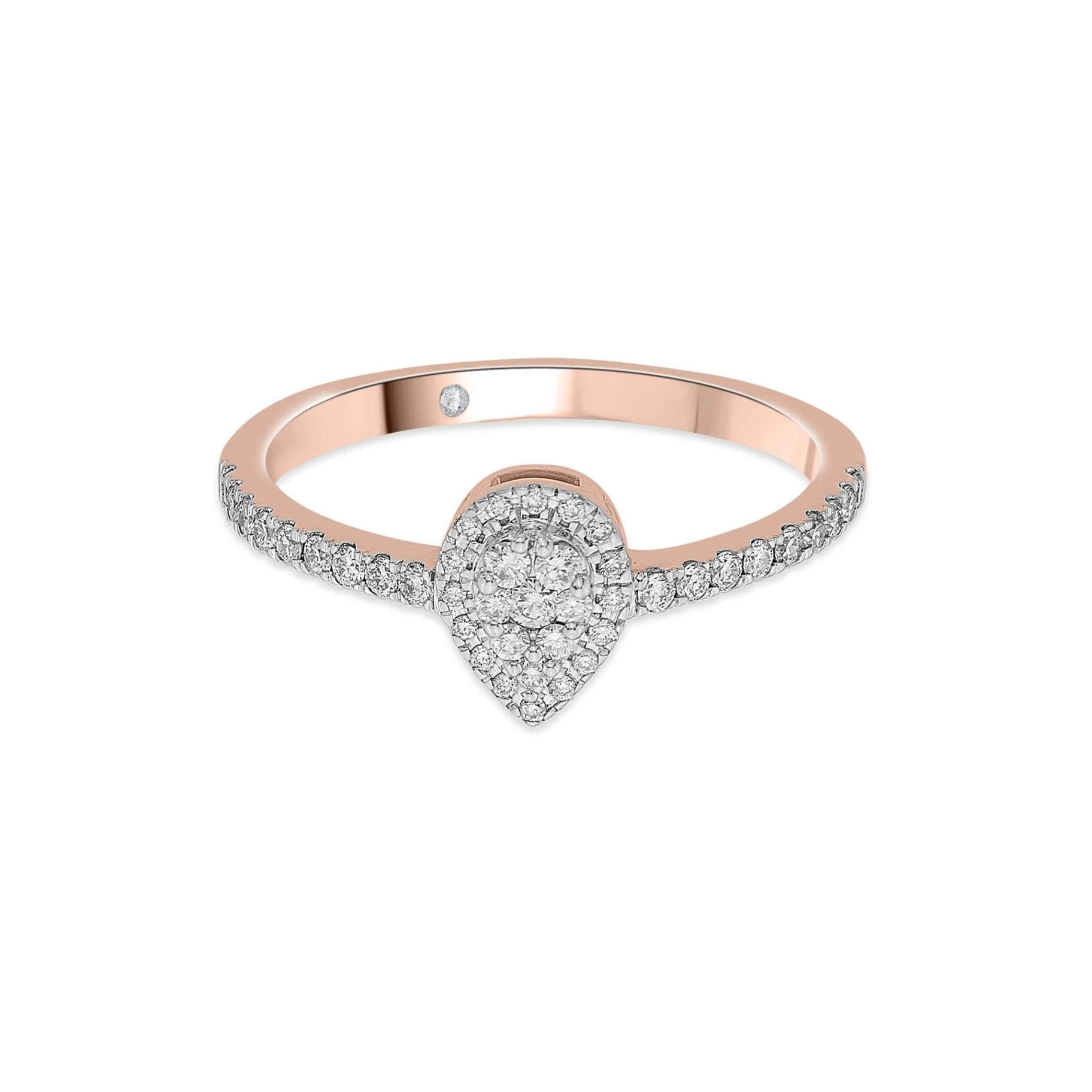 Deck Up Teardrop Treasure Ring - Zen Diamond India